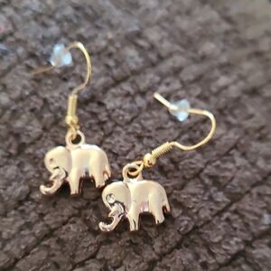 G Elephant Earrings